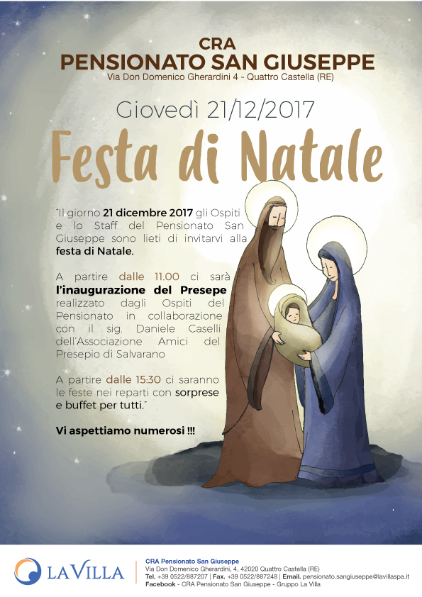 Festa di Natale al Pensionato San Giuseppe