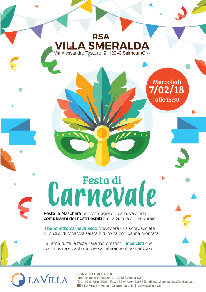 Festa di Carnevale in Villa Smeralda