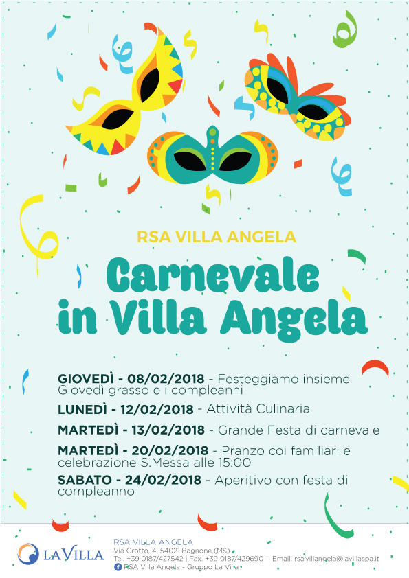 Carnevale in Villa Angela