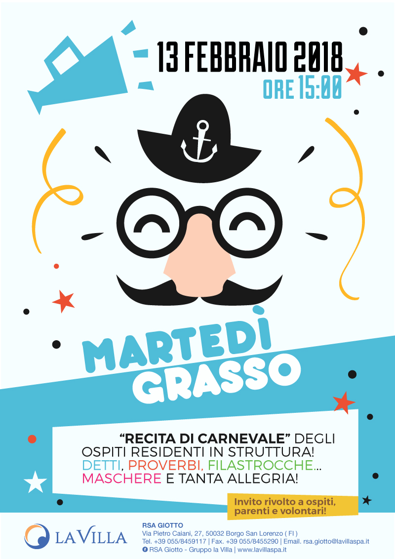 Festeggia il Martedì Grasso alla Giotto!