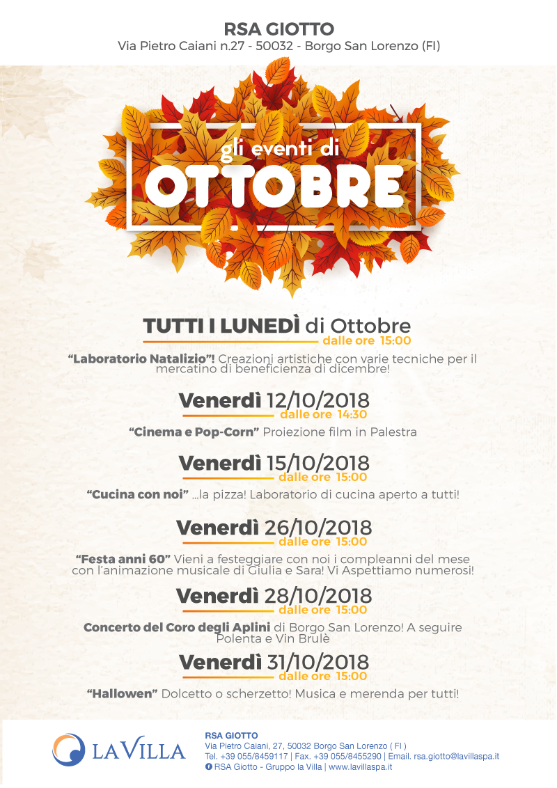 Ottobre alla Giotto