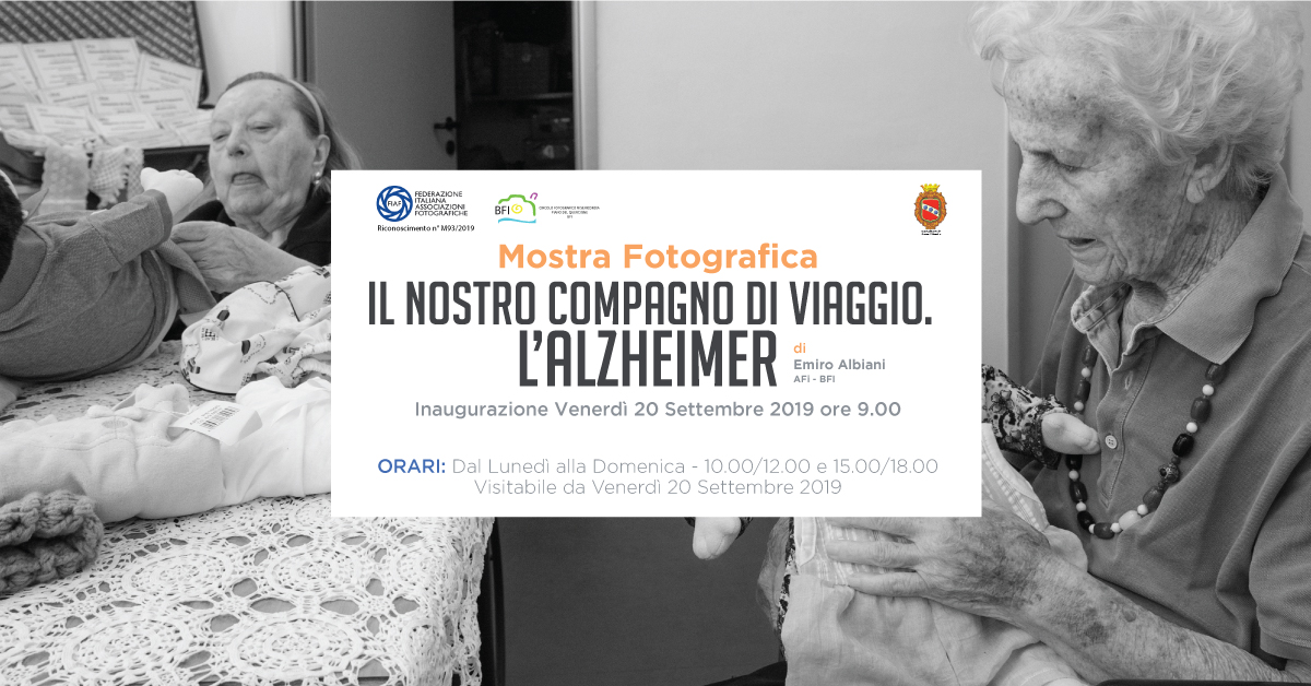 Il nostro compagno di viaggio: l’Alzheimer. La mostra fotografica di Rsa & Villa Alfieri