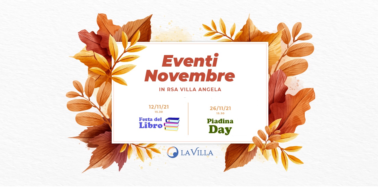 Le Feste del mese di novembre di Rsa Villa Angela