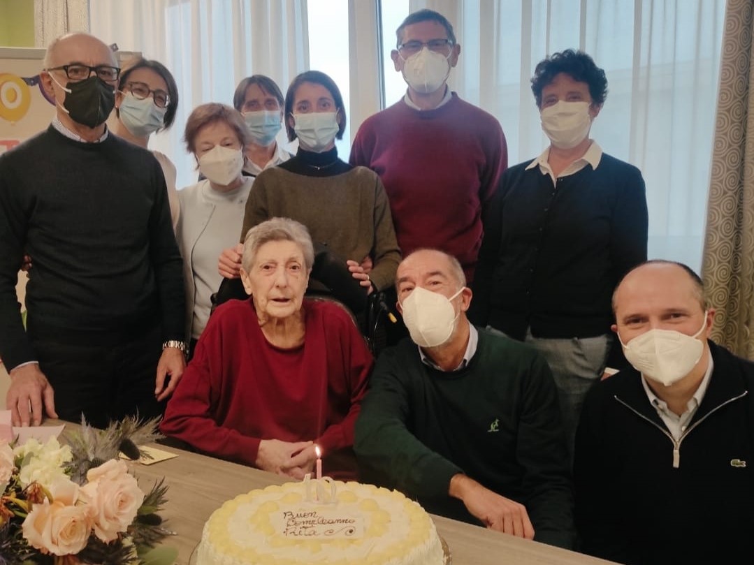 I 100 anni della sig.ra Rita: una centenaria a RSA Pascoli