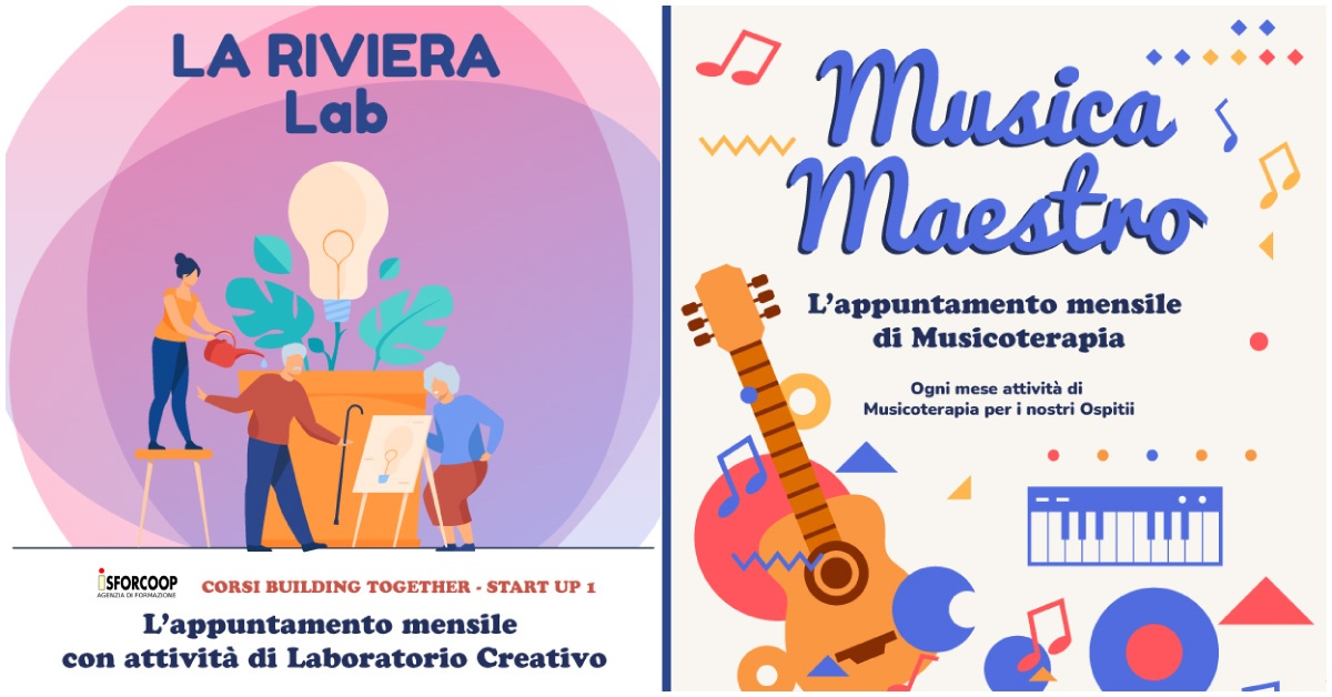 Musicoterapia e una collaborazione speciale: le nuove attività a RSA/RP La Riviera