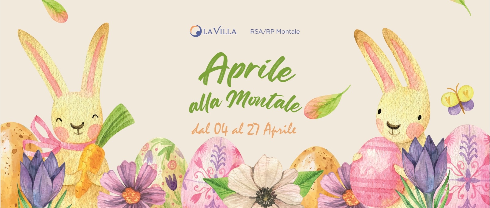 Aprile alla Montale: il programma di eventi in Rsa