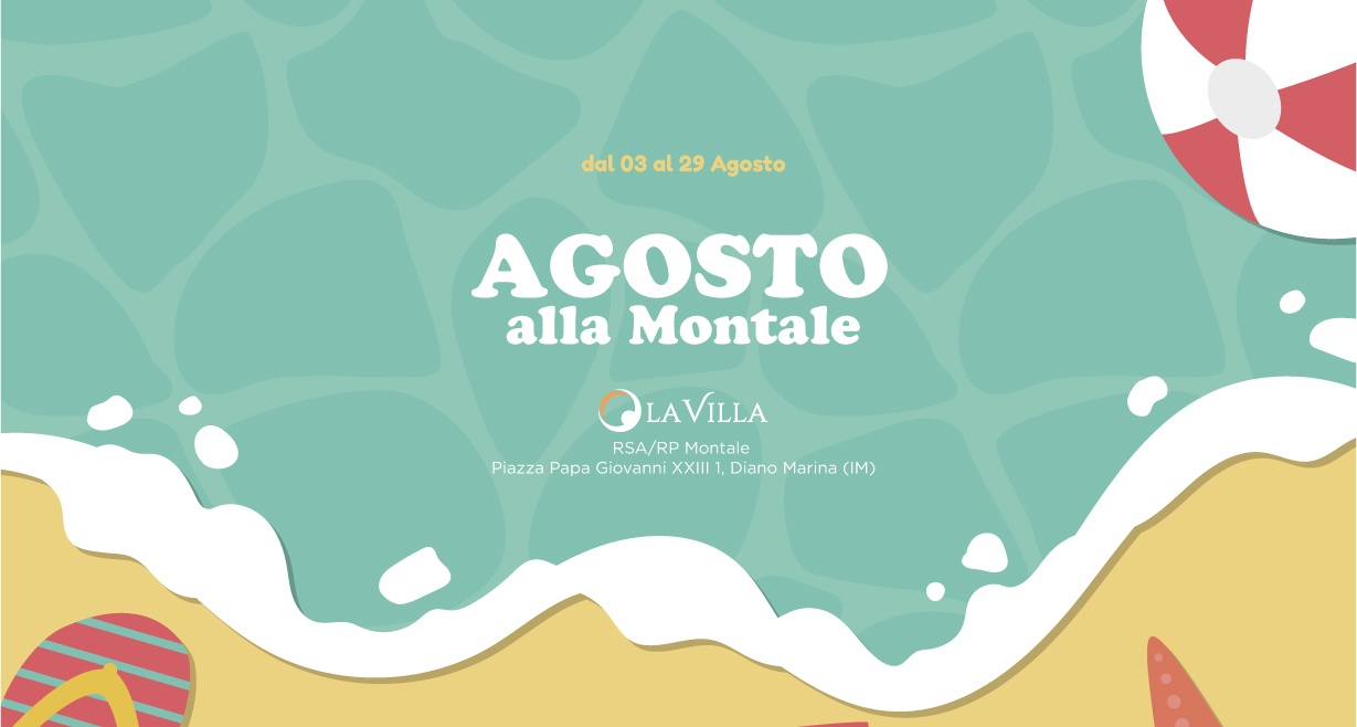 Il calendario di eventi di Agosto a RSA/RP Montale