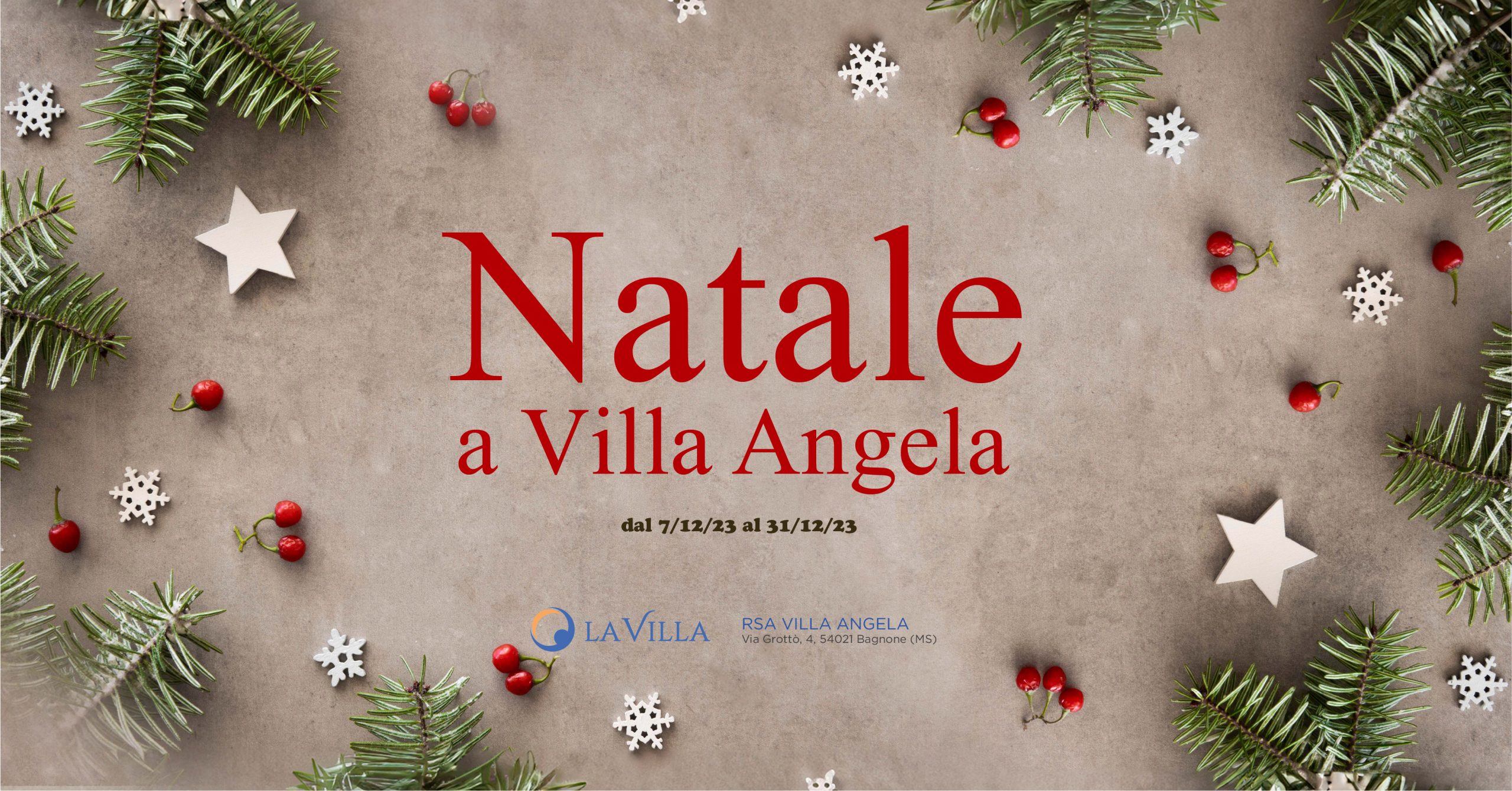Natale a Rsa Villa Angela. Il calendario di eventi