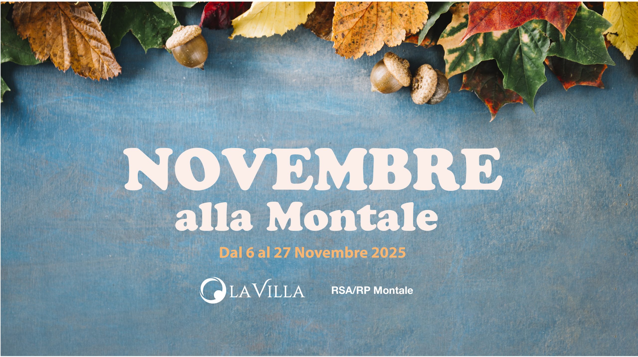 Gli appuntamenti di novembre a RSA/RP Montale di Diano Marina