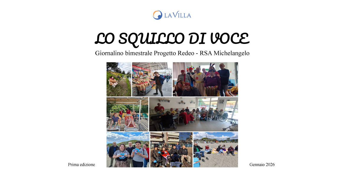 “Lo squillo di voce”: il giornalino del progetto Redeo di RSA Michelangelo