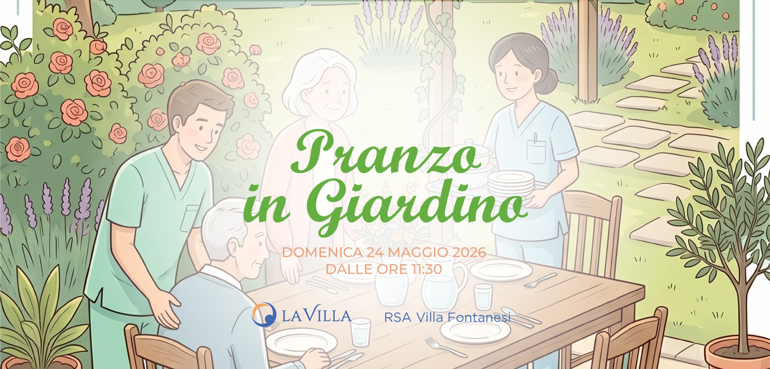RSA Villa Fontanesi: una giornata di festa e memoria con il “Pranzo in Giardino”